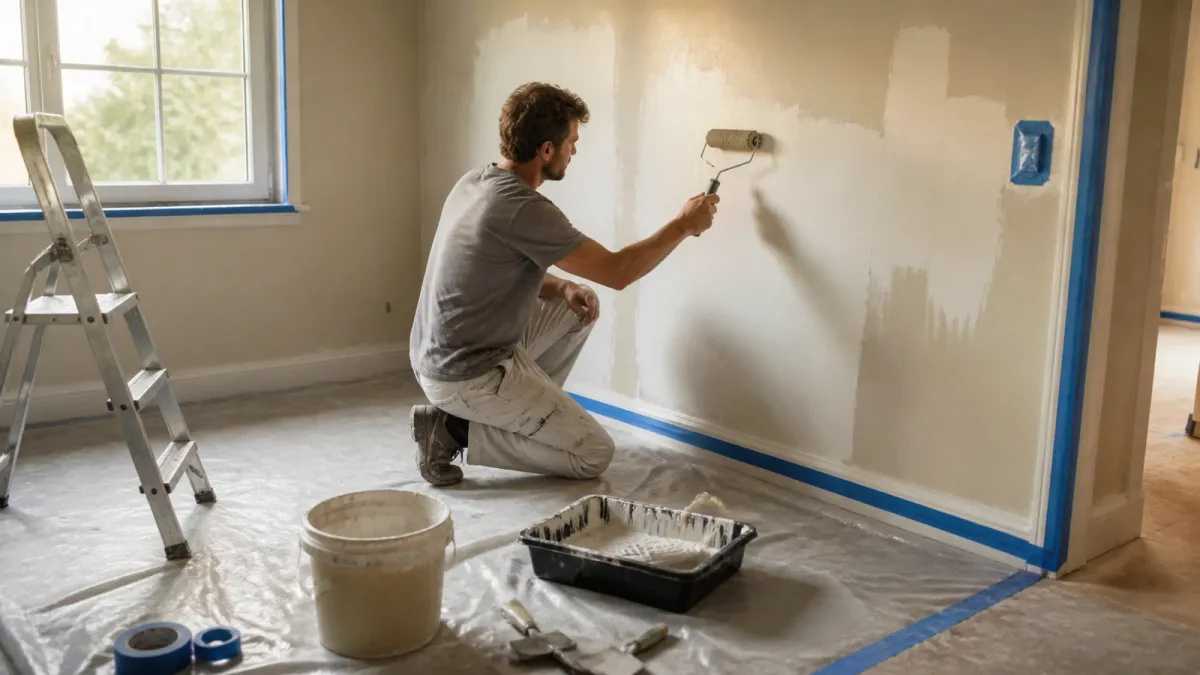 Visuel éditorial La Maison des Couleurs pour Dulger-platrerie-peinture.fr : rénover sans se ruiner avec les bons arbitrages
