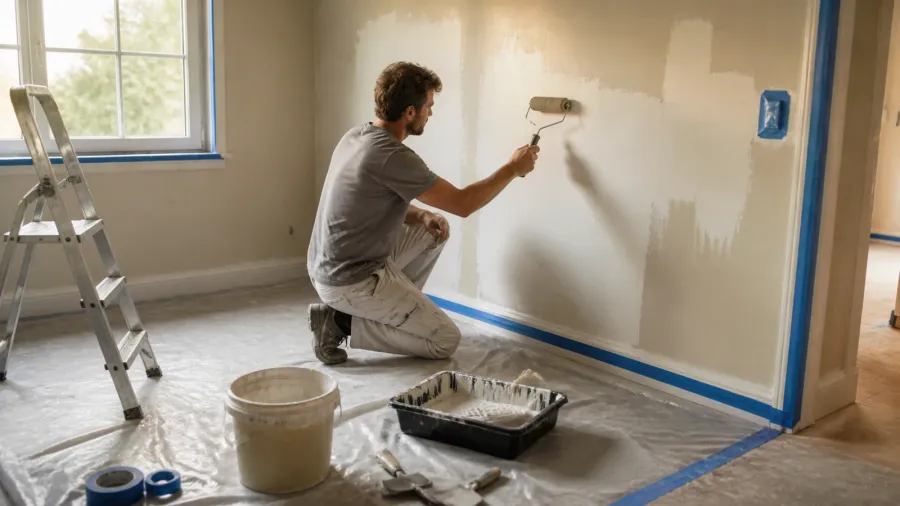 Visuel éditorial La Maison des Couleurs pour Dulger-platrerie-peinture.fr : rénover sans se ruiner avec les bons arbitrages